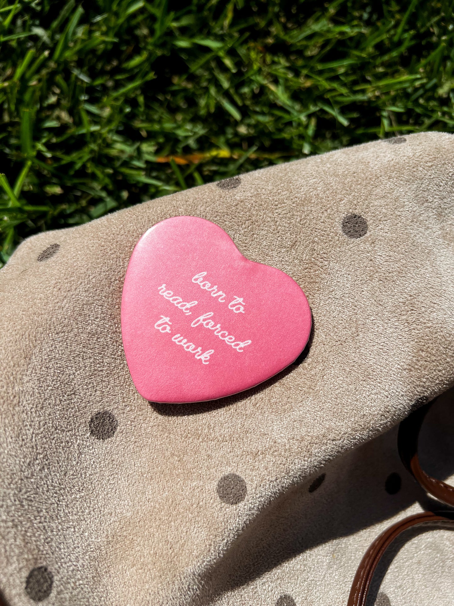 born to read pin
