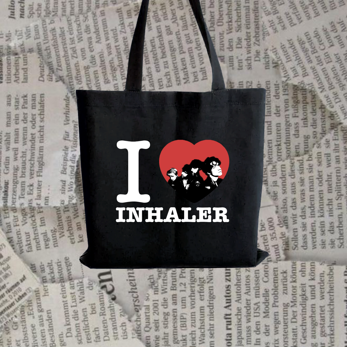 I heart tote bag