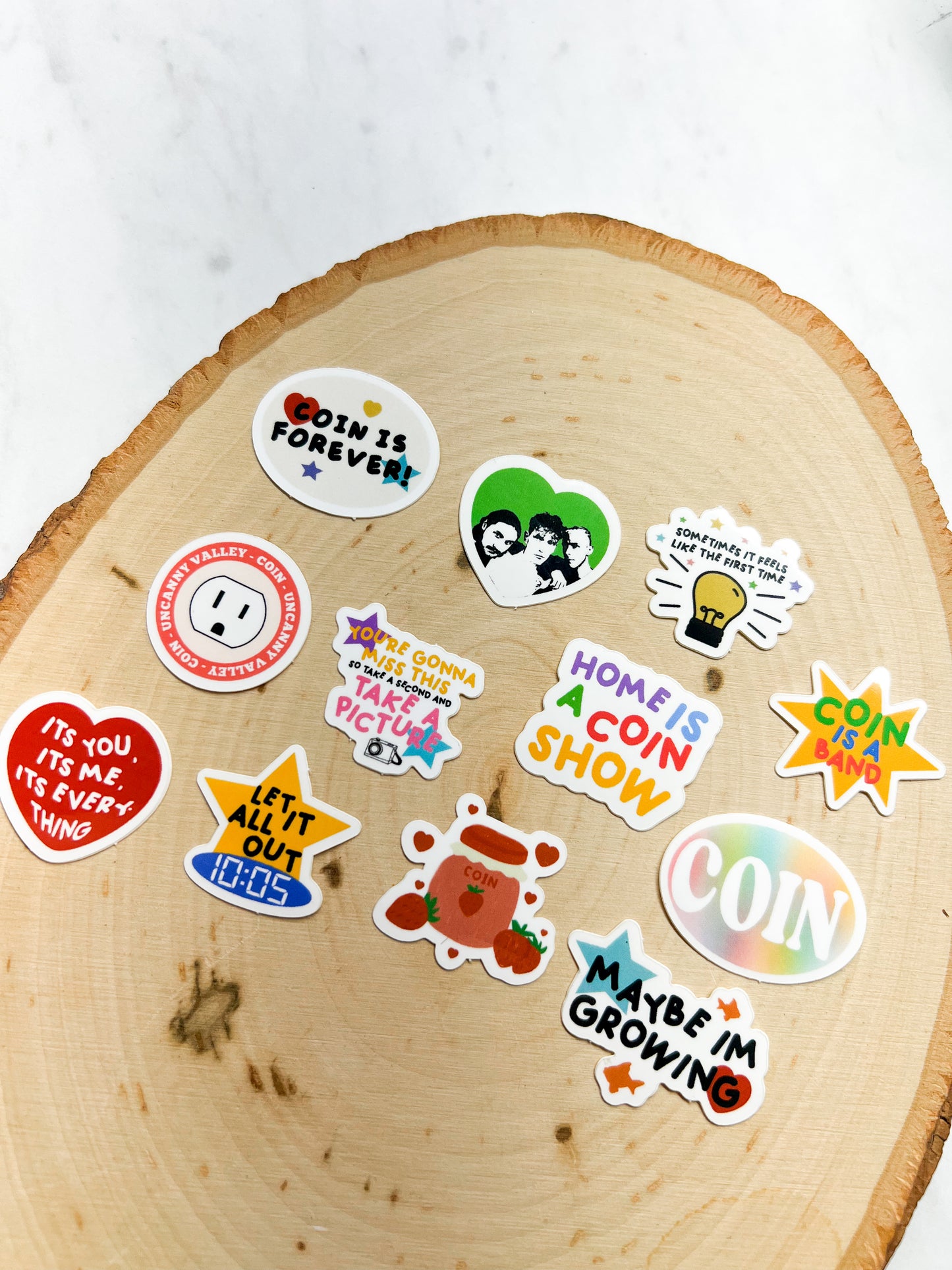 *mystery* coin mini stickers