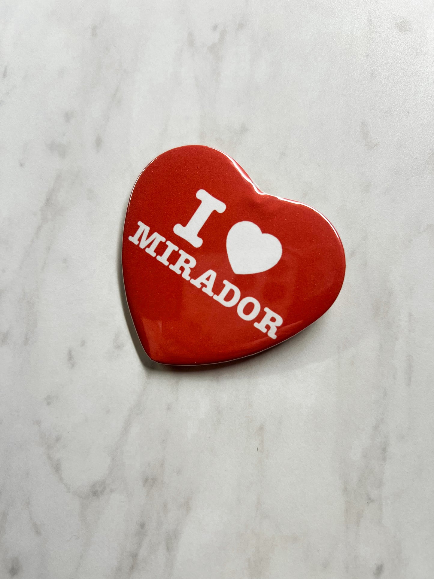 I heart mirador pin