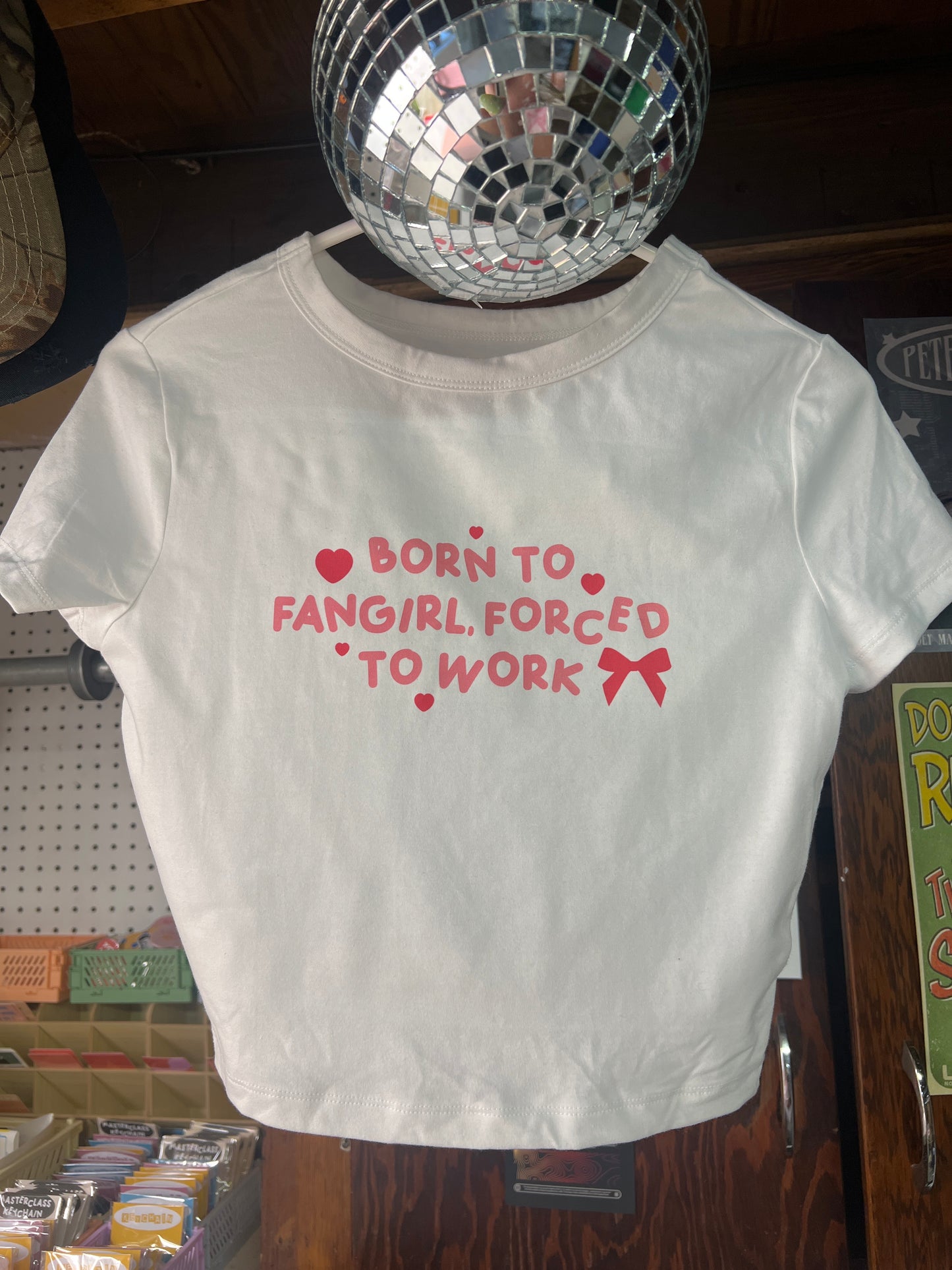 *clearance born to fangirl crop top size M (Copy)