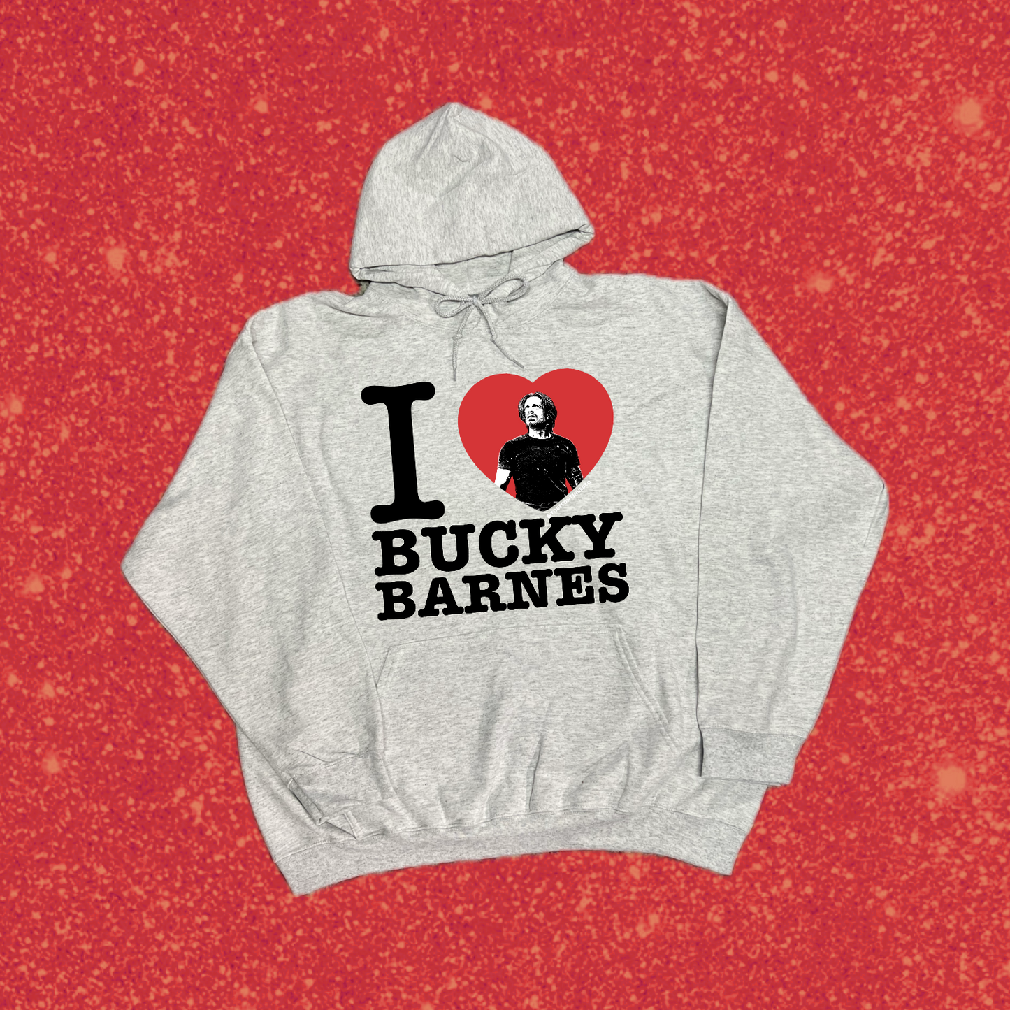 I heart bucky hoodie