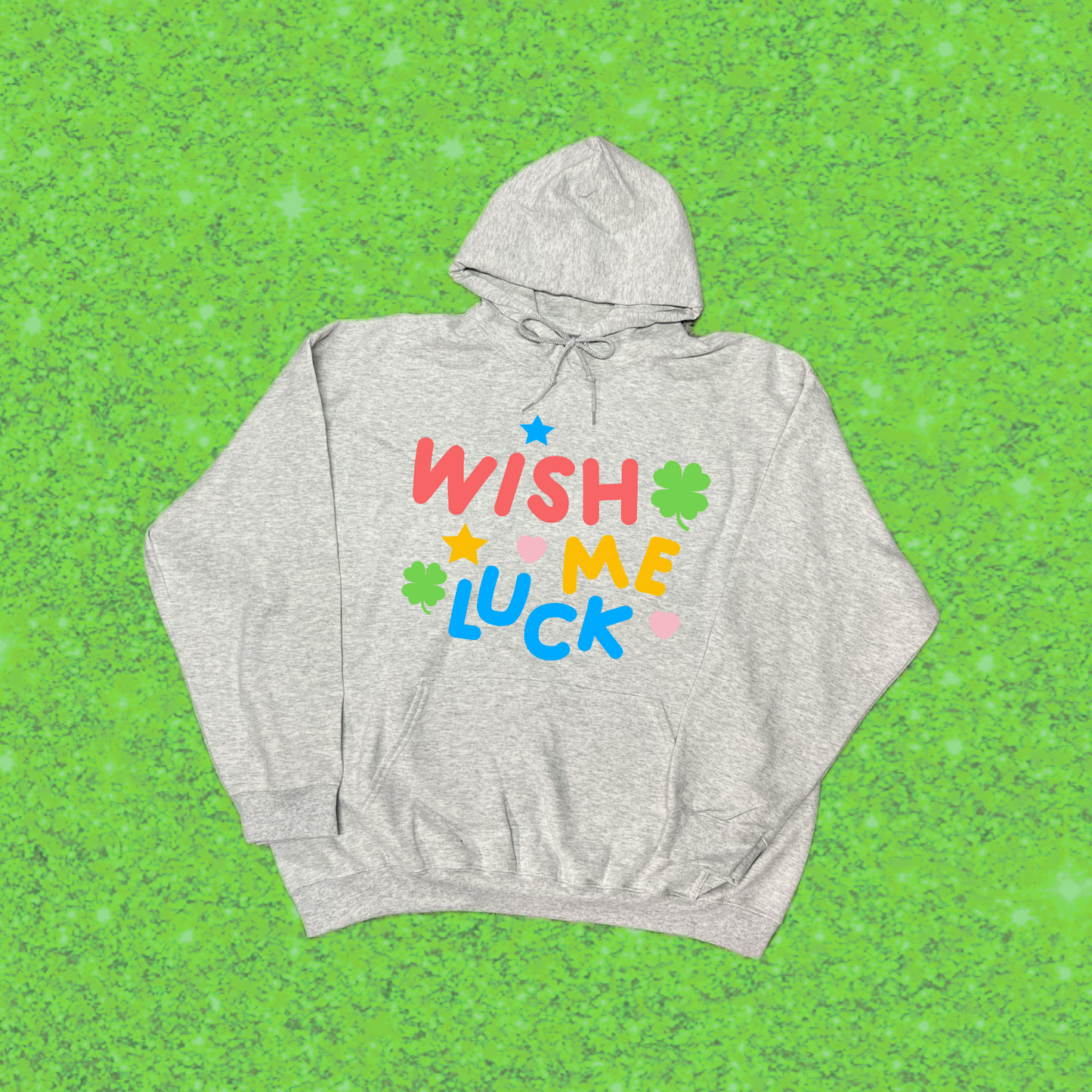 “wish me luck” hoodie