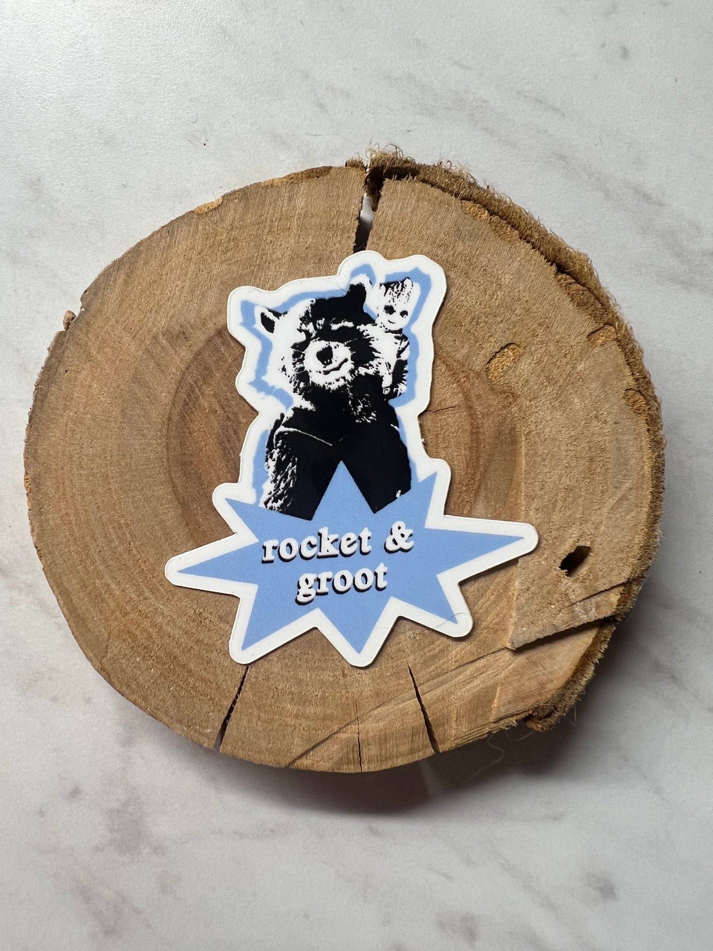 groot & rocket sticker