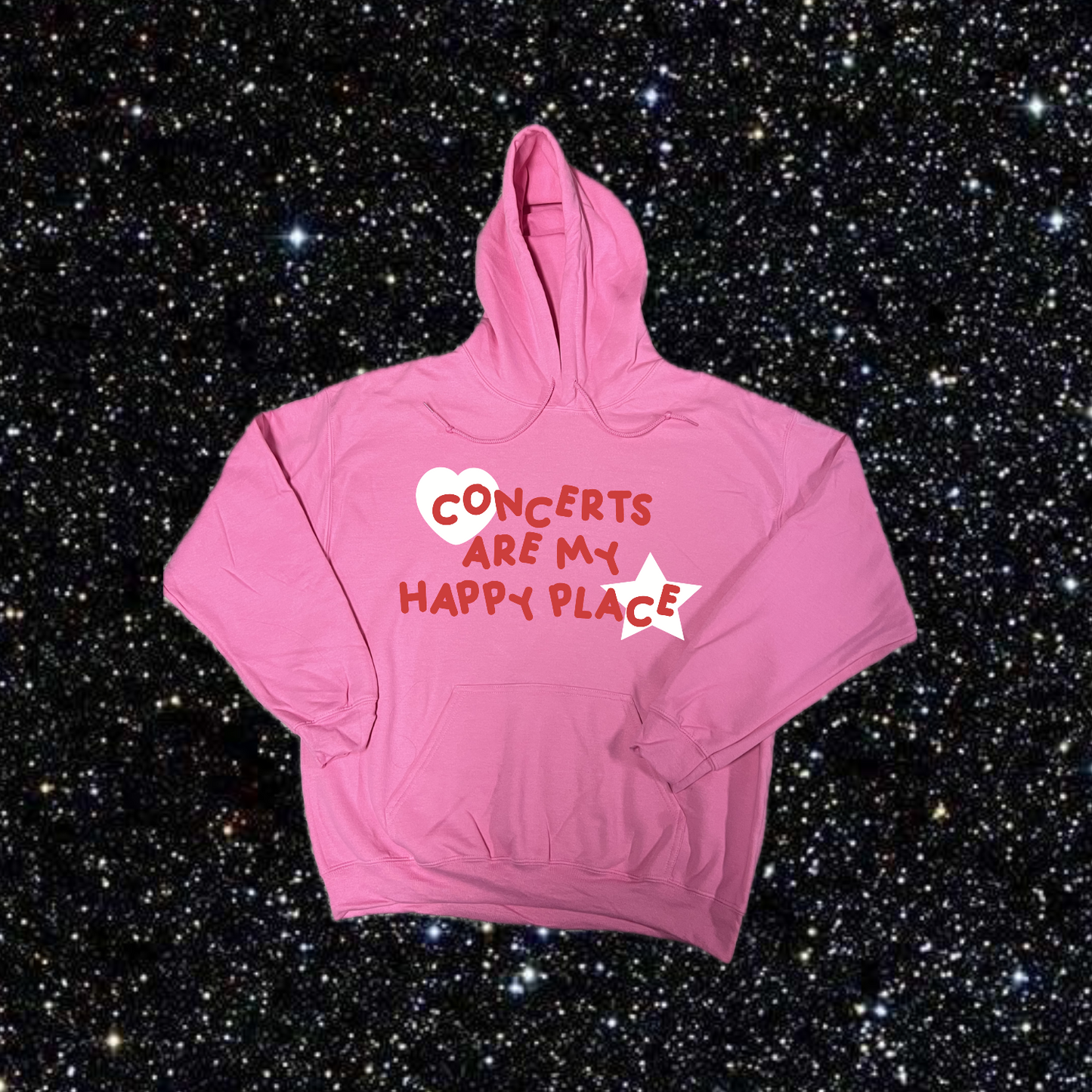 concerts are my happy place hoodie