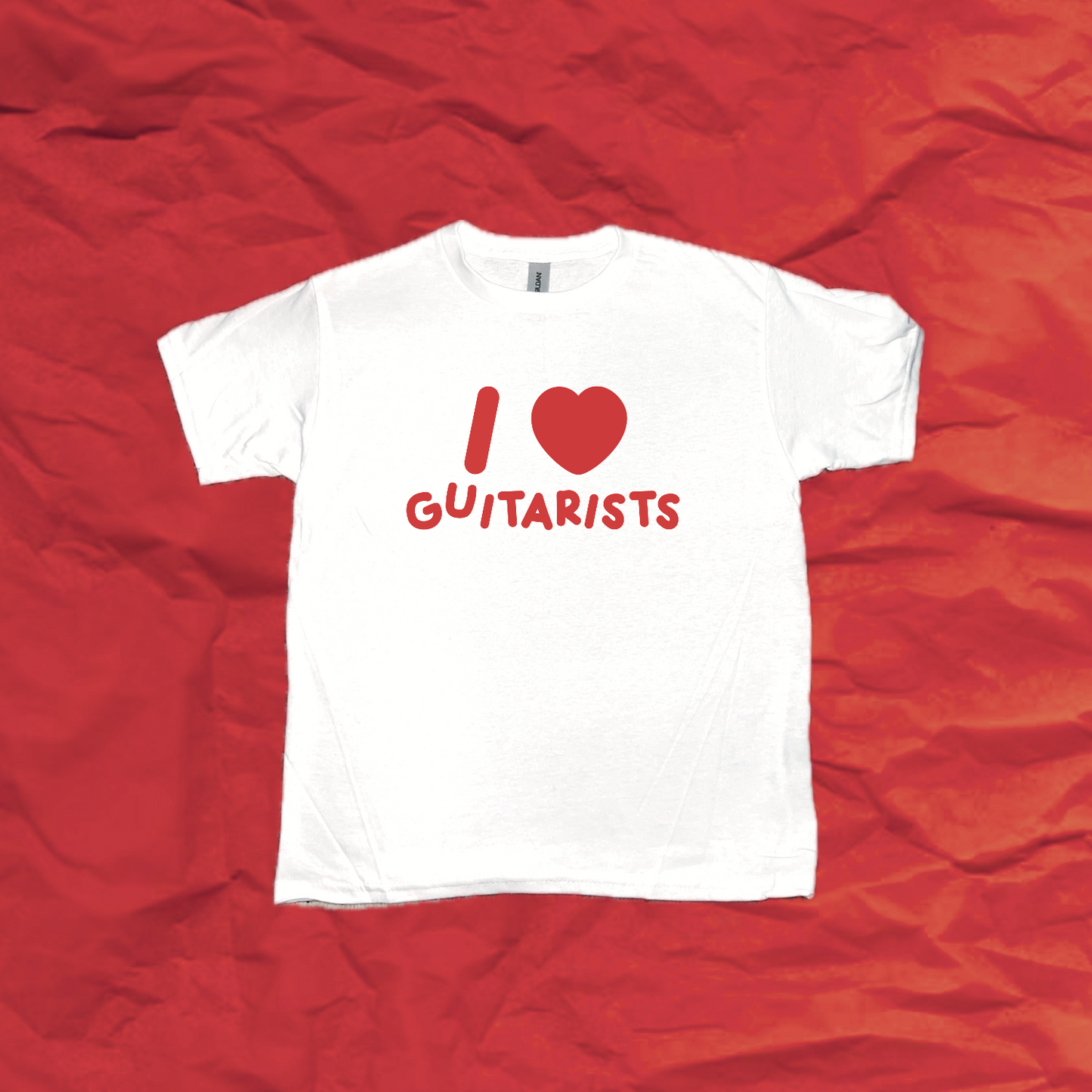 I heart guitarists shirt