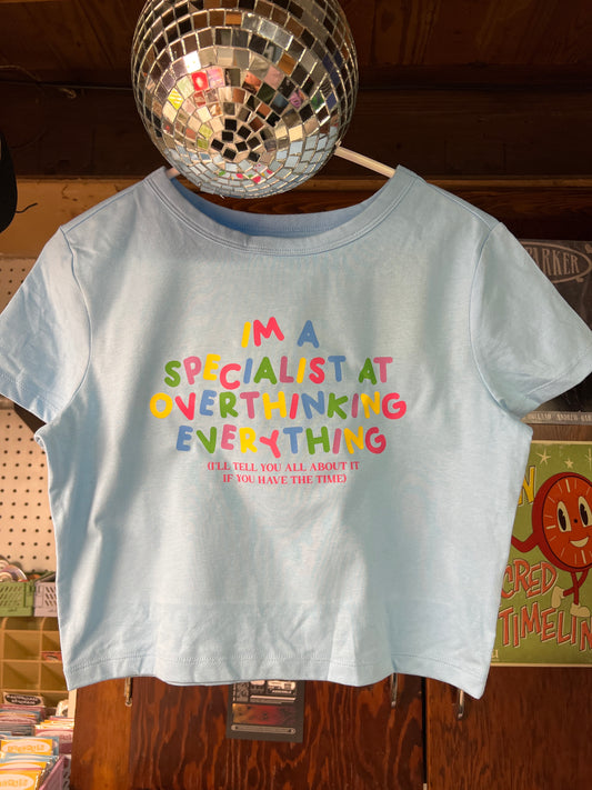 *clearance overthinking everything crop top size L