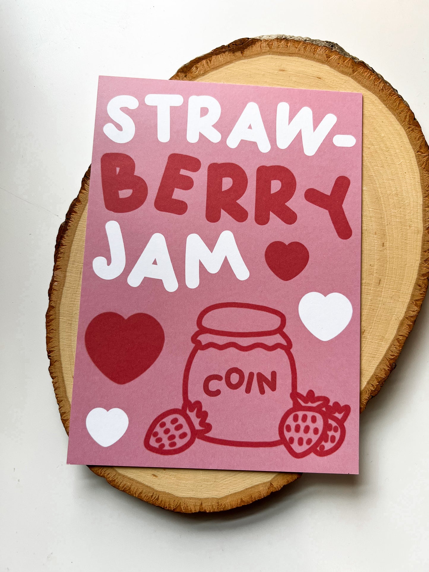 “strawberry jam” 5x7 print