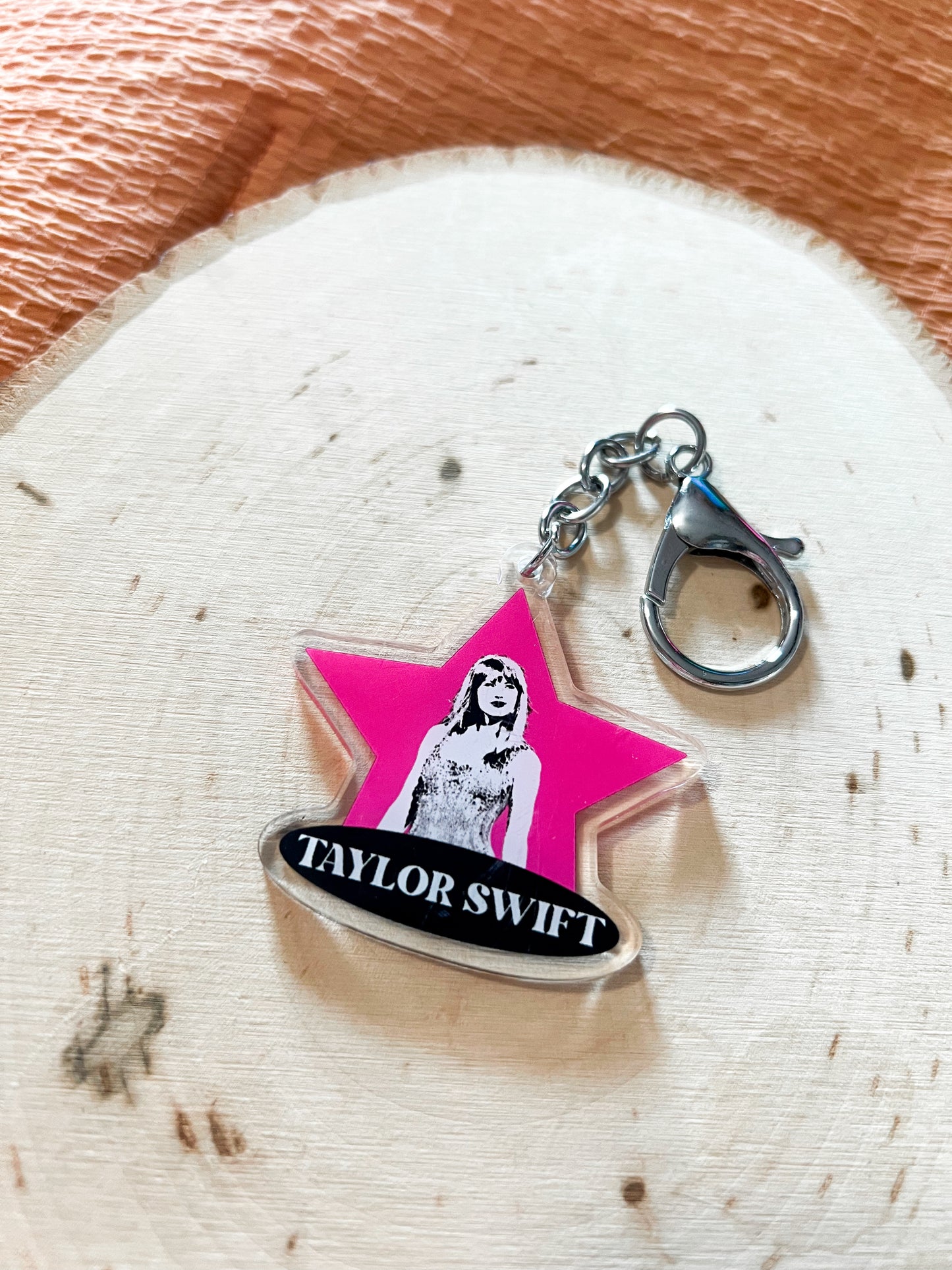 taylor star keychain