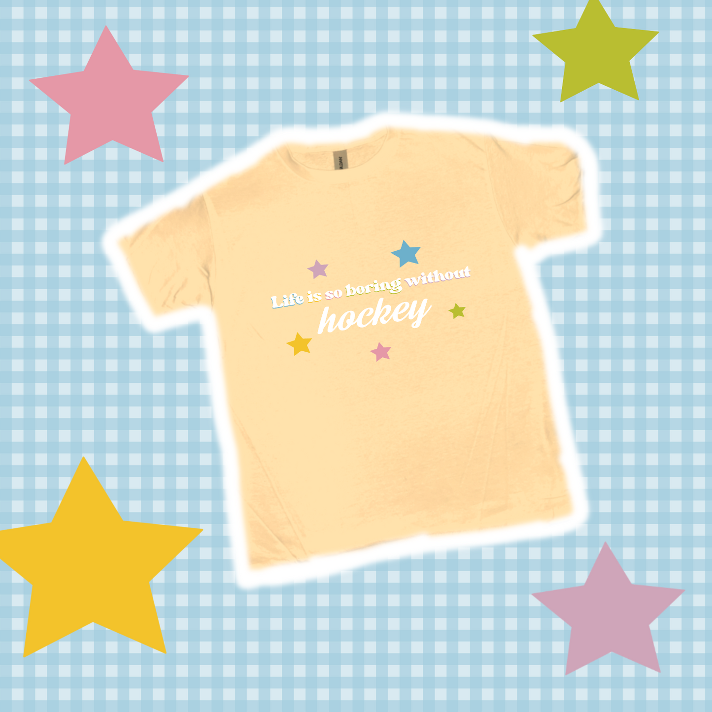 life is so boring without hockey  shirt