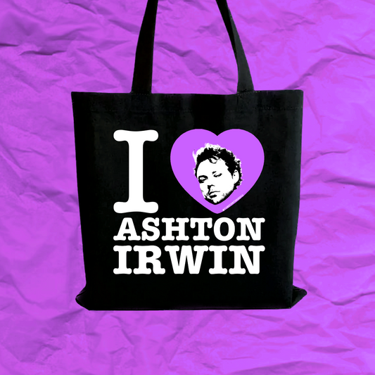 I heart ashton tote bag