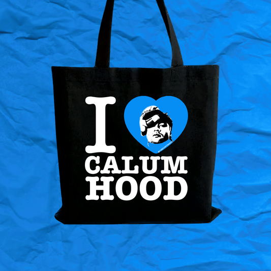 I heart calum tote bag