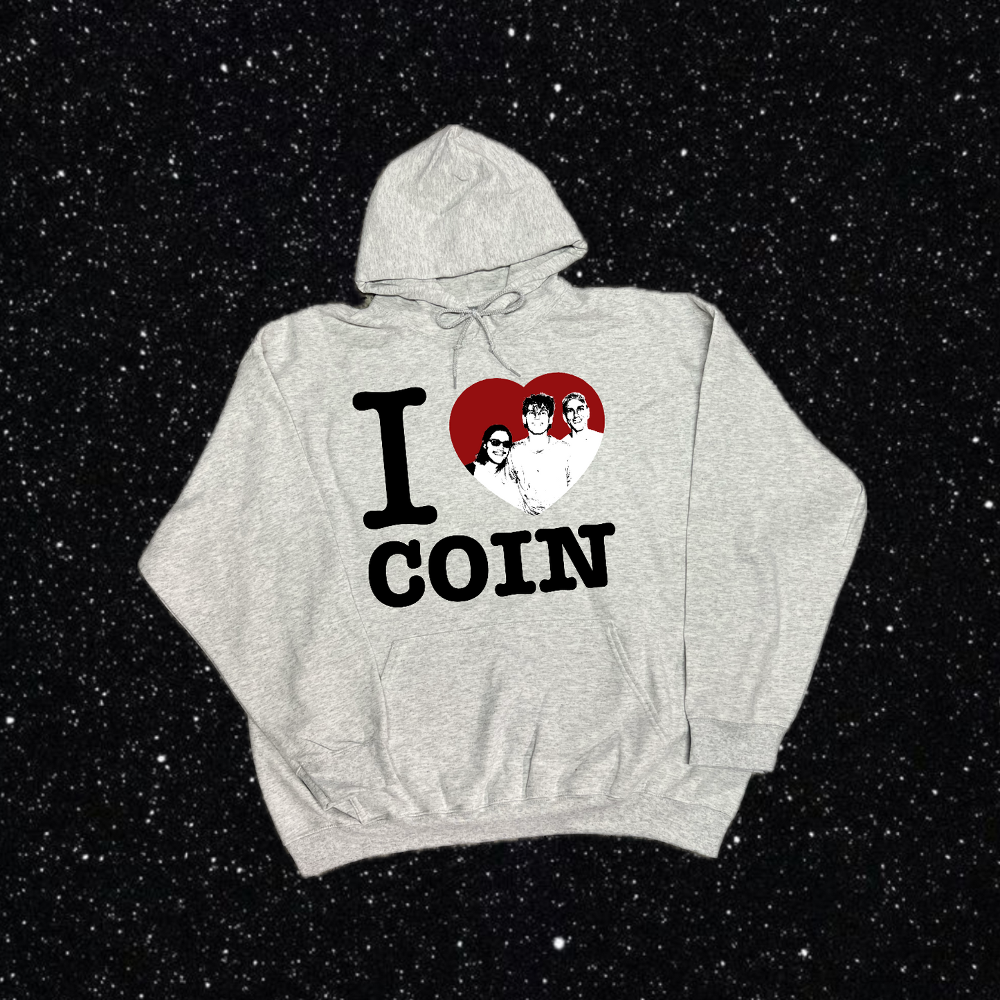 I heart coin hoodie