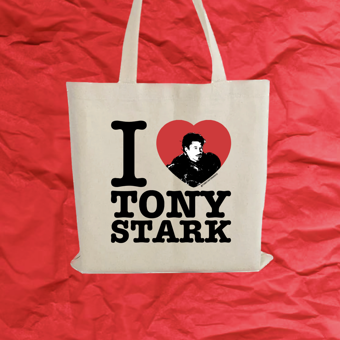 I heart tony tote bag