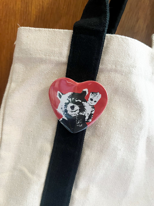 rocket & groot pin