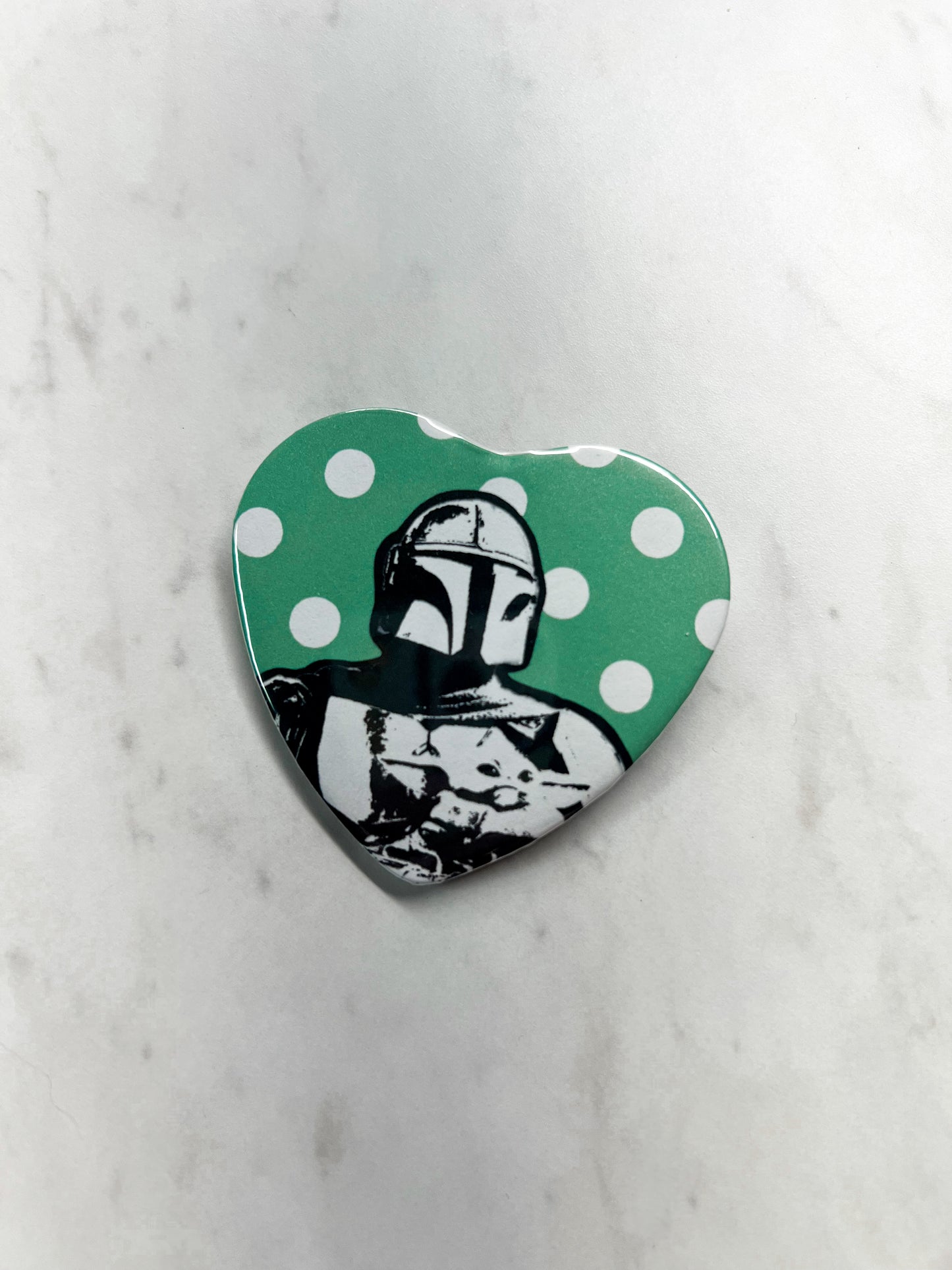 mando & grogu pin