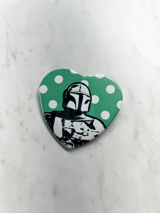 mando & grogu pin