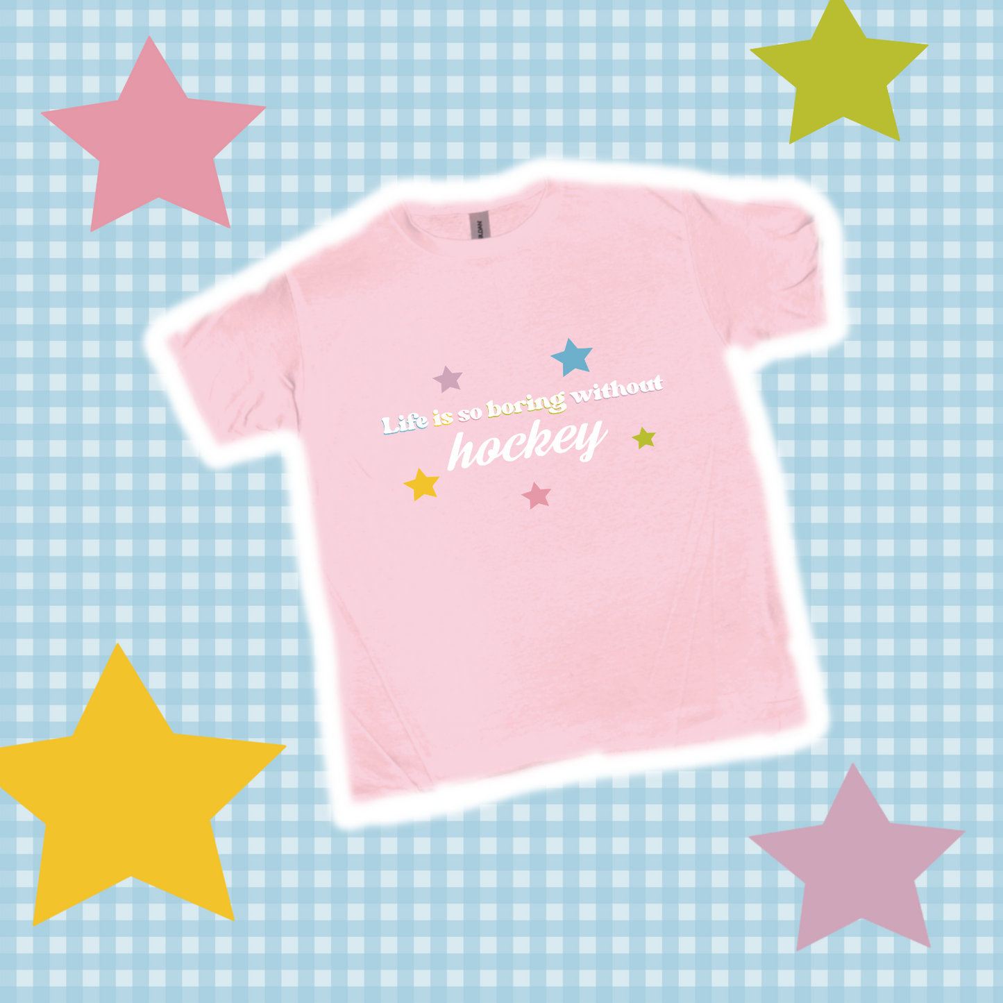 life is so boring without hockey  shirt