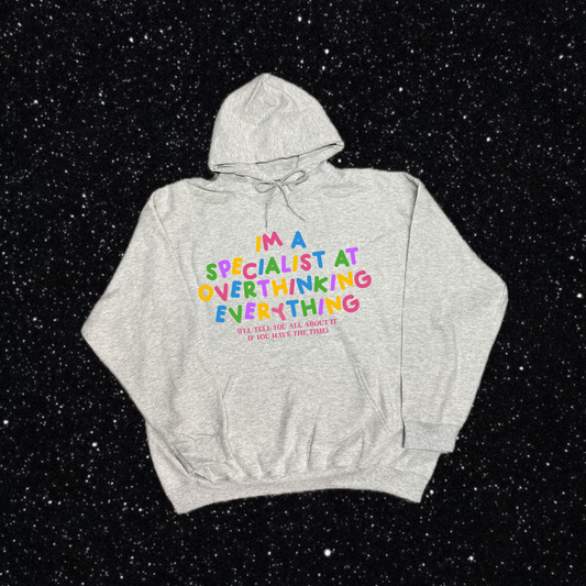 overthinking everything hoodie