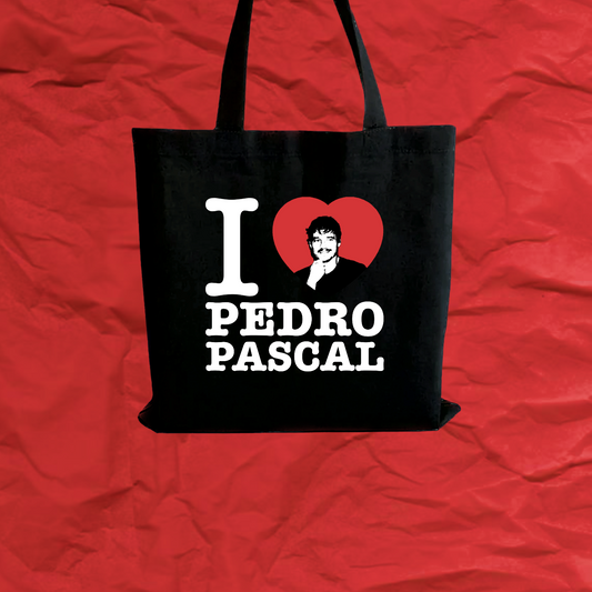 I heart pedro tote bag