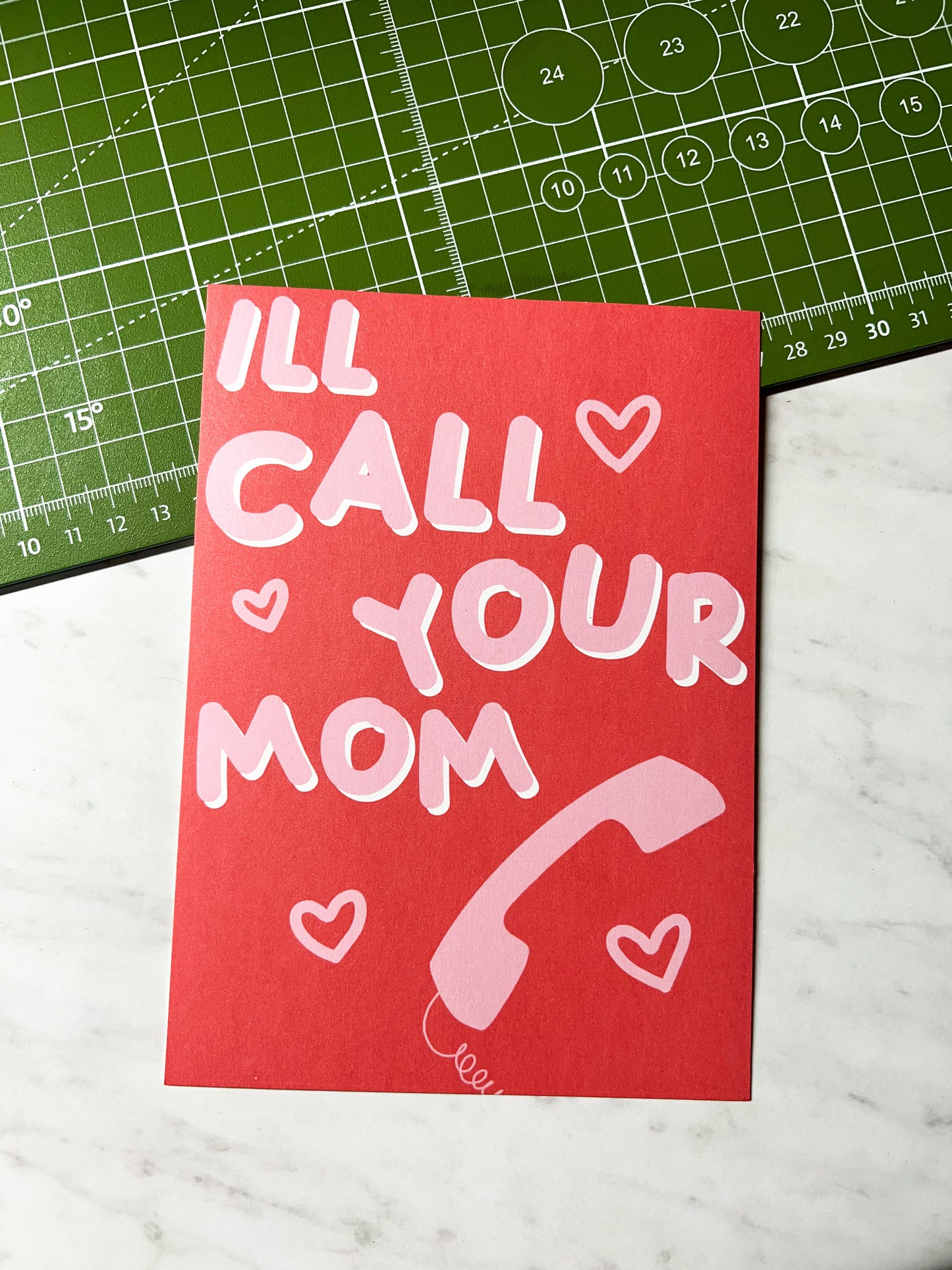 call your mom 5x7 print