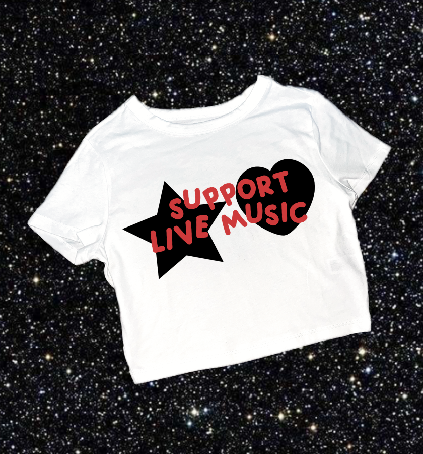 support live music shirt