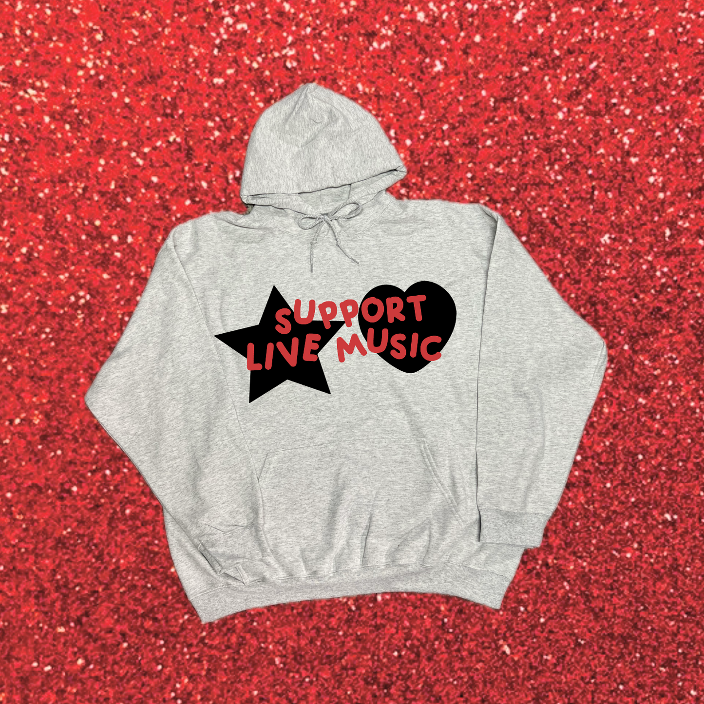 support live music hoodie