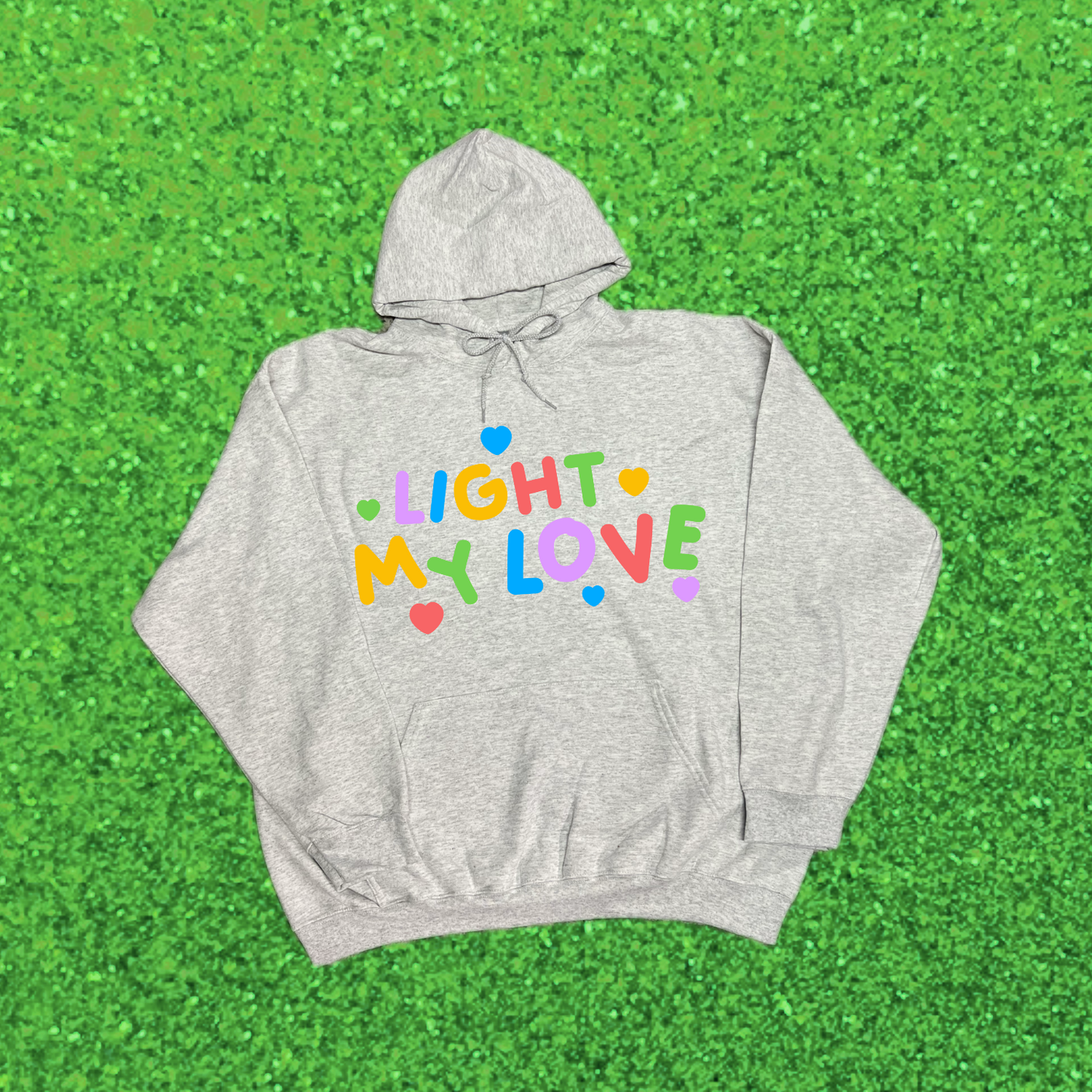 light my love hoodie