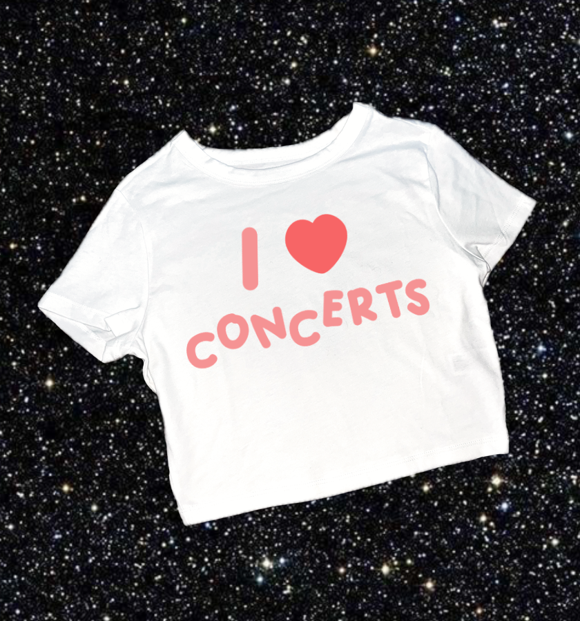 I heart concerts shirt