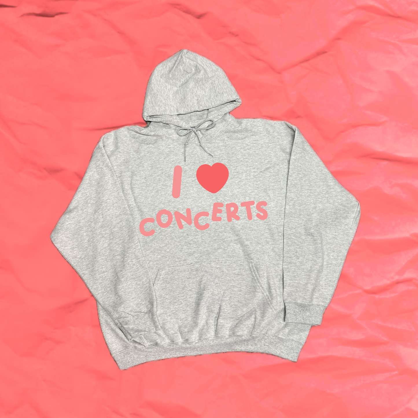 I heart concerts hoodie