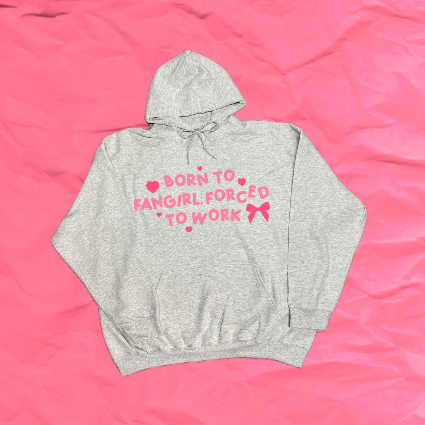 born to fangirl hoodie