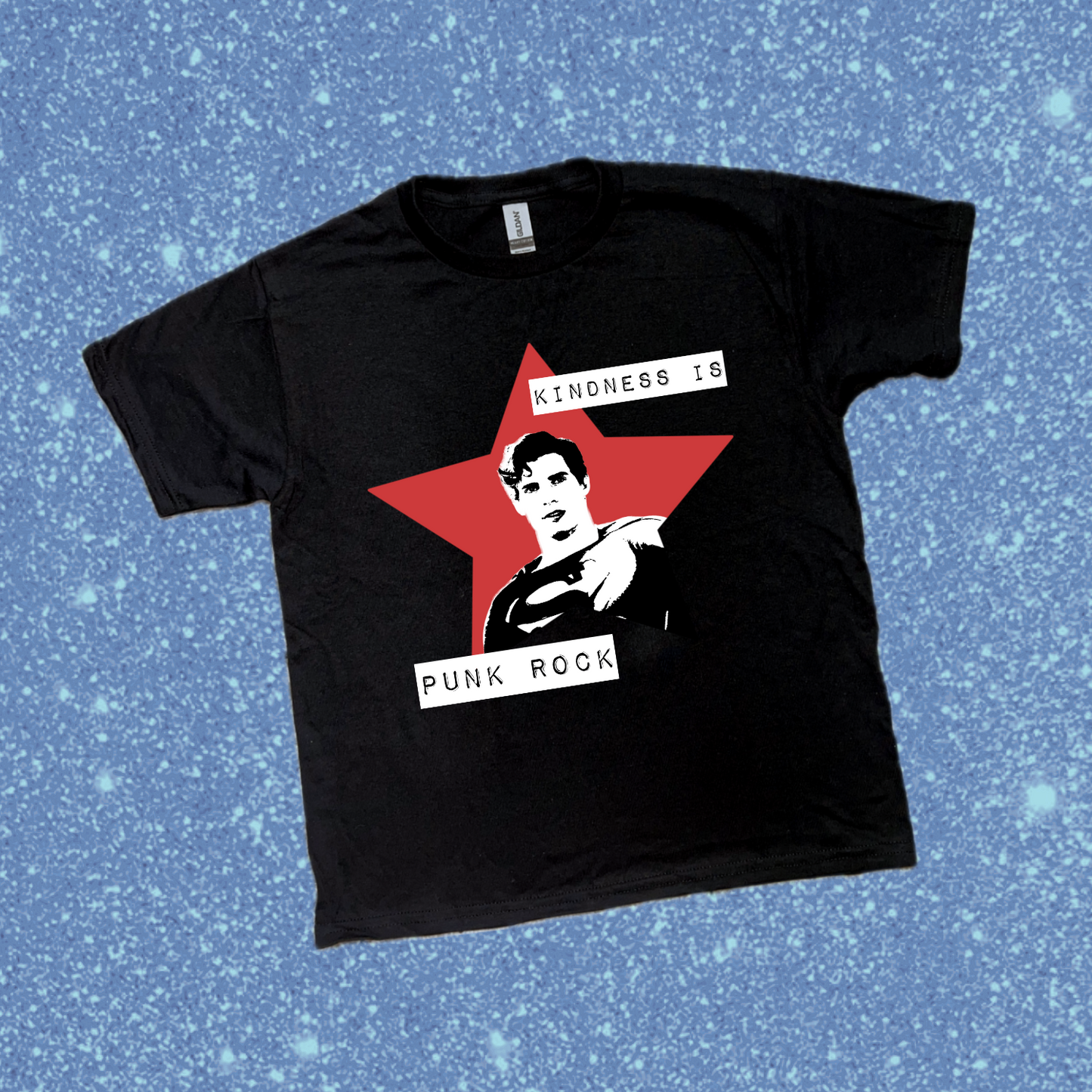 “kindness is punk rock” shirt