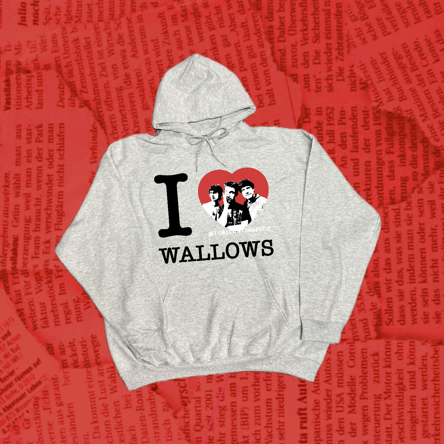 I heart wallows hoodie