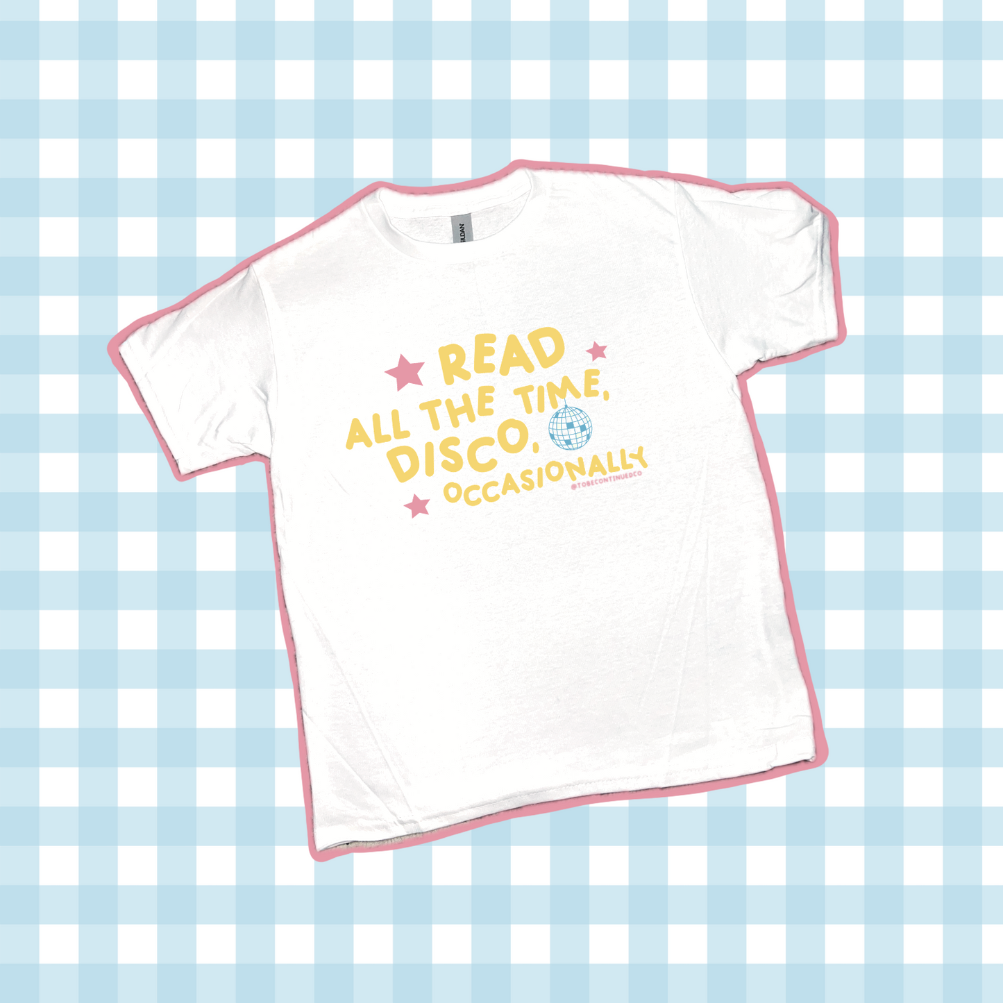 “read all the time…” shirt