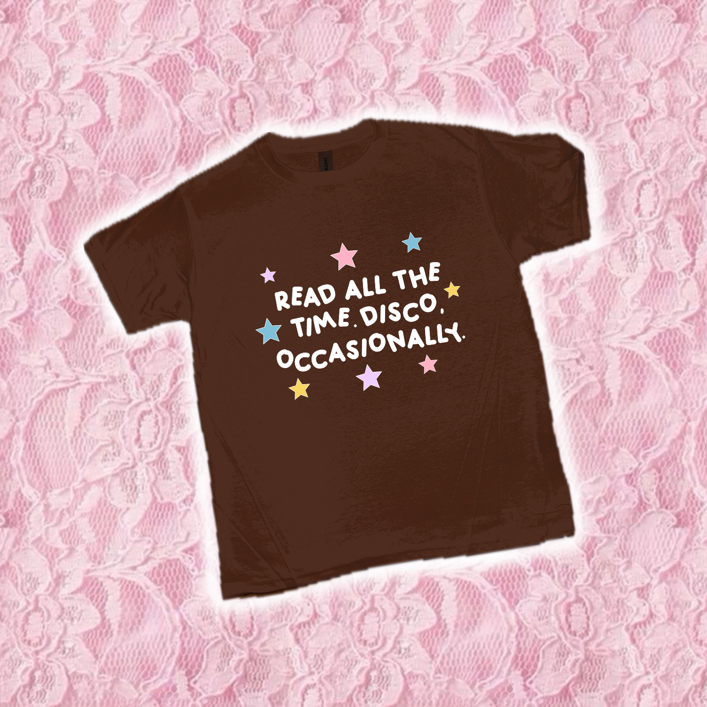 “read all the time…” shirt