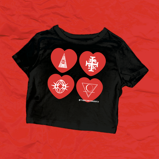 symbol hearts shirt