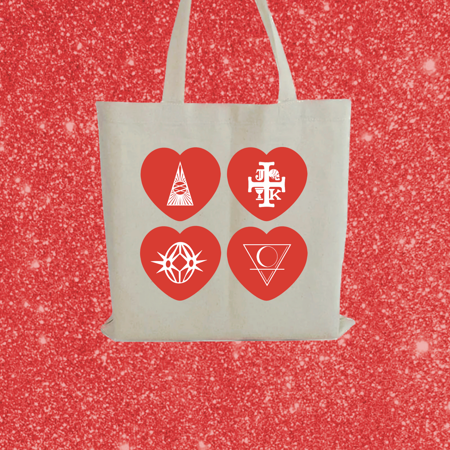 symbols tote bag