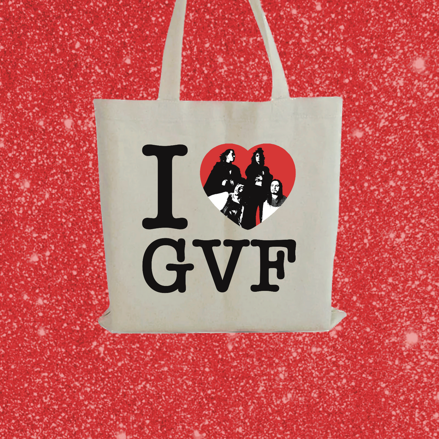 I heart greta tote bag