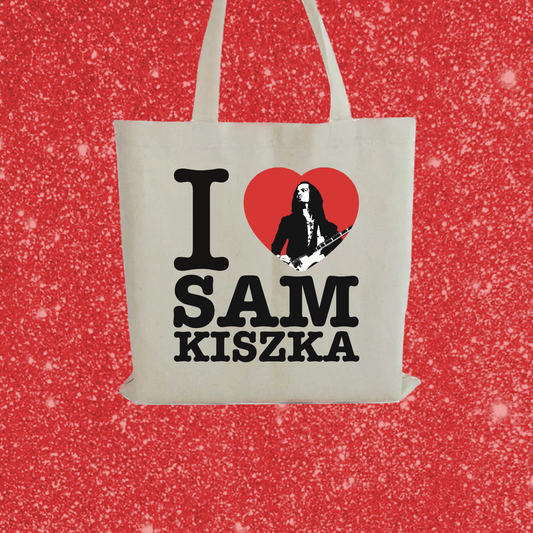 I heart sam tote bag