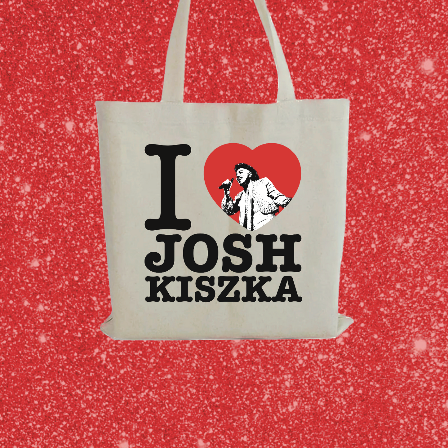 I heart josh tote bag