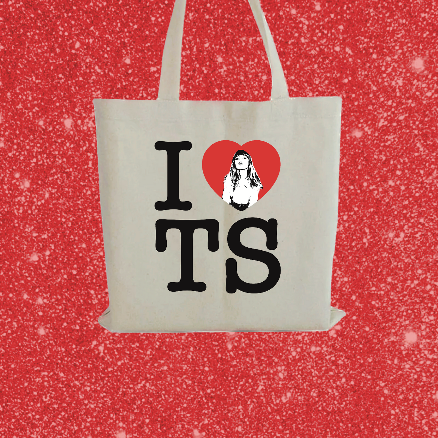 I heart ts tote bag