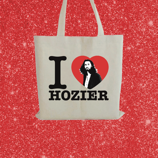 I heart hozier tote bag