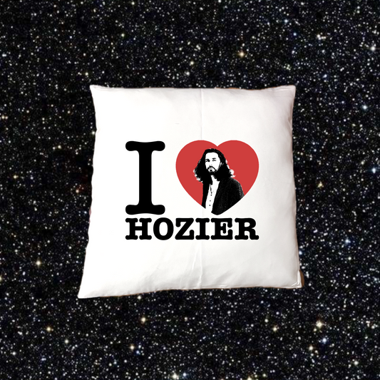 I heart Hozier pillow cover