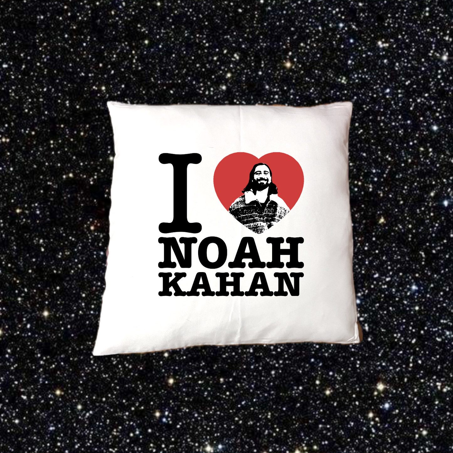 I heart Noah pillow cover