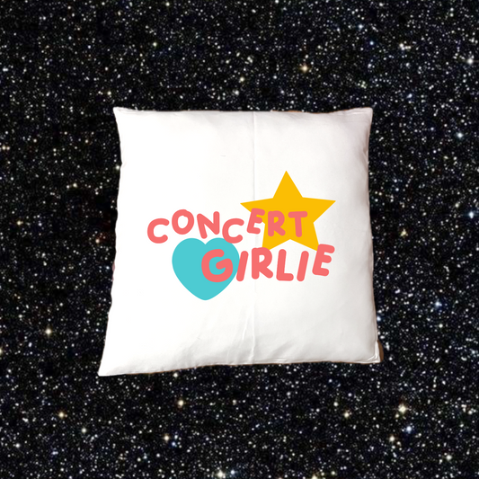 concert girlie pillow cover