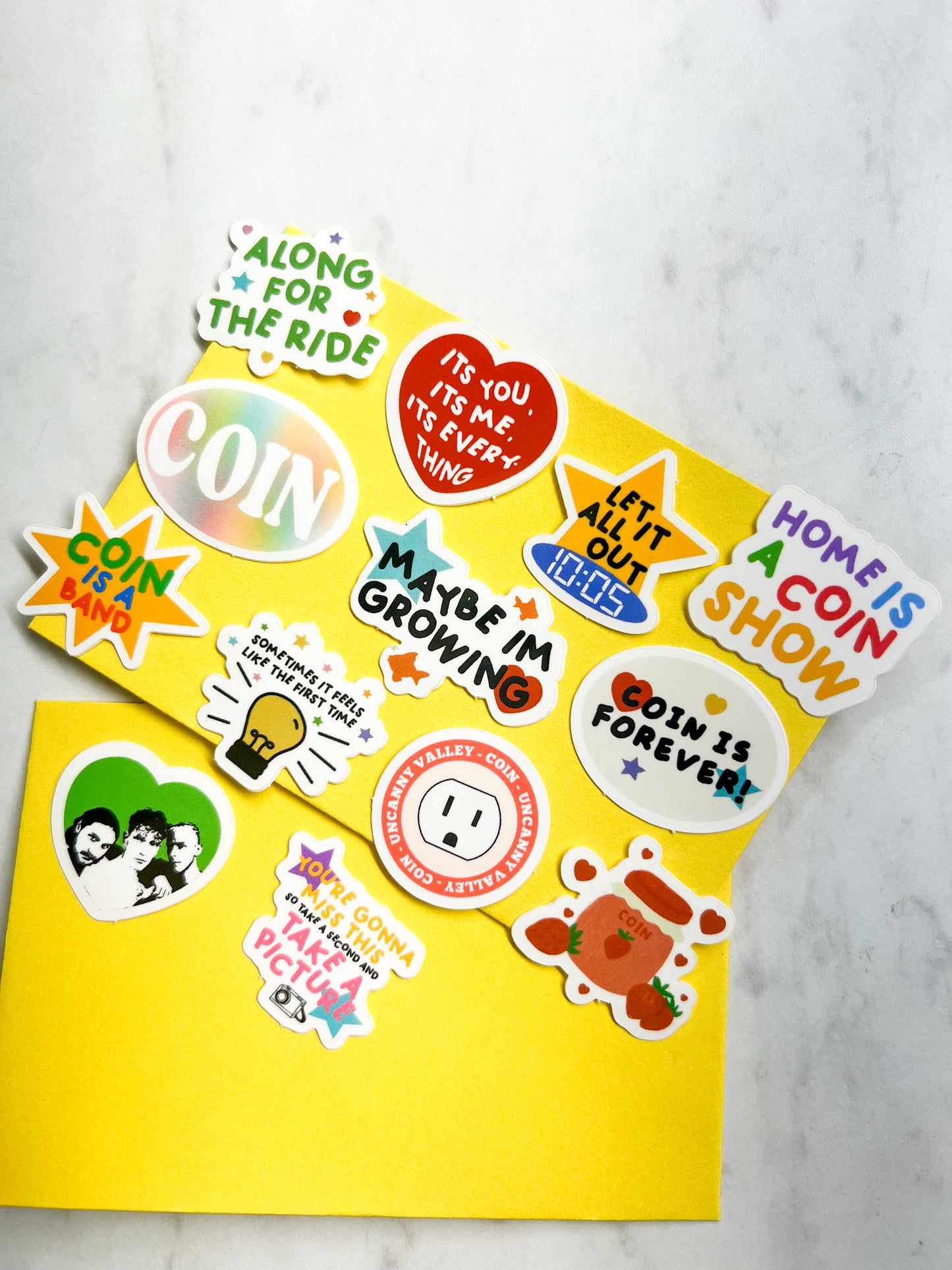 all coin mini stickers