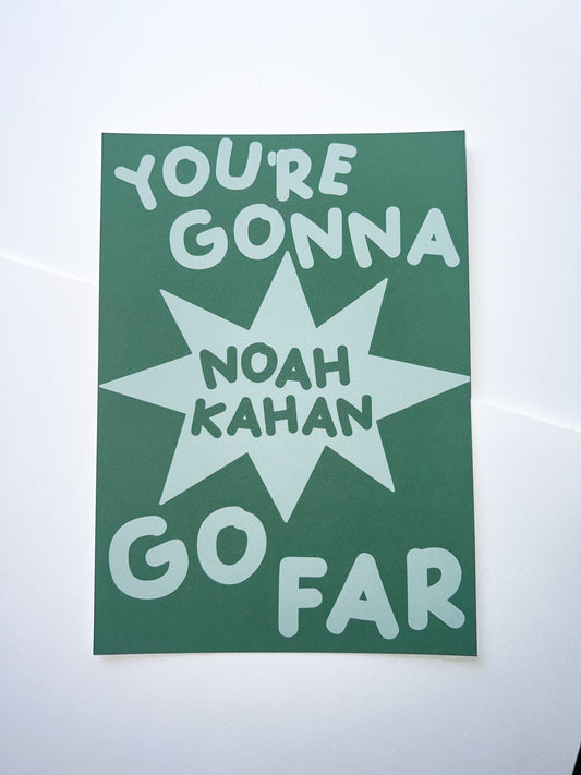 you’re gonna go far 5x7 print