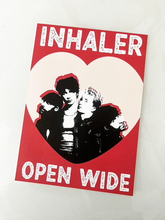 open wide 5x7 art print