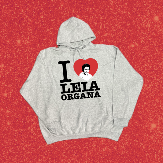I heart leia hoodie