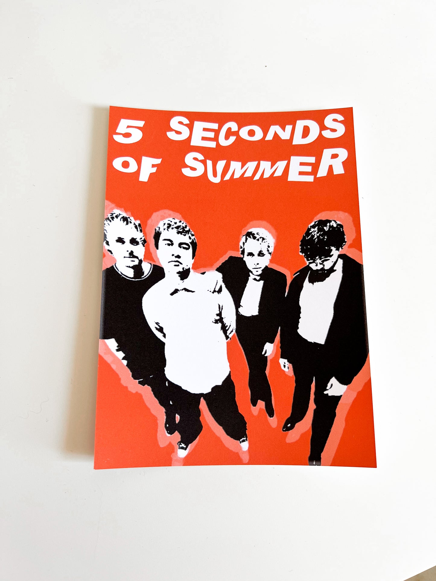 5 seconds 5x7 art print